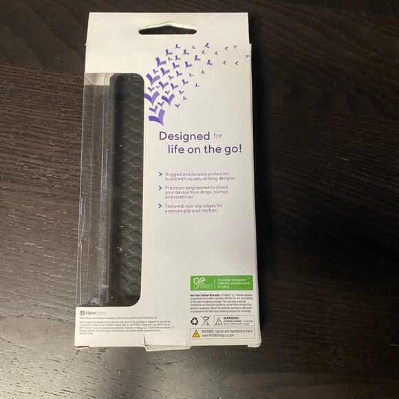 New MetroPCS Tuff Rugged Protective Cellphone Case For Motorola Moto E Black - Picture 3 of 3